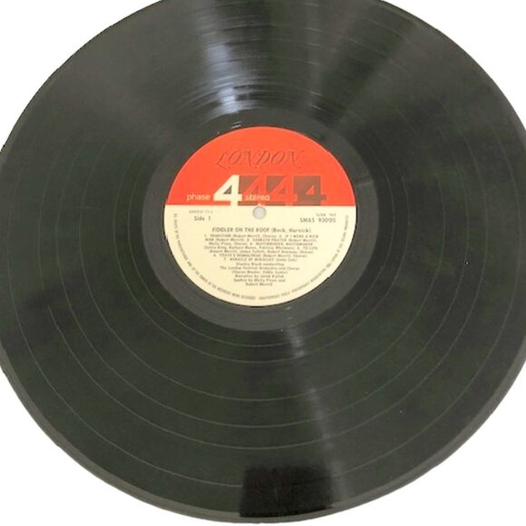 FIDDLER ON THE ROOF LONDON -LP Robert Merrill  - 1968 - Picture 8 of 10